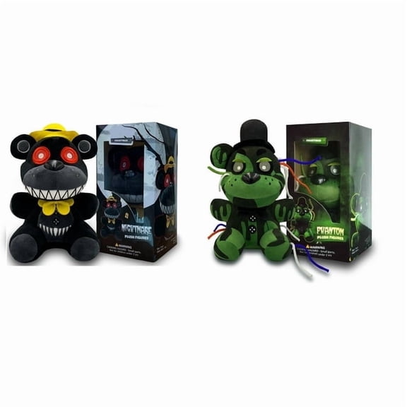 Collectible Stuffed VNKVTL Combo 2 Character Nightmare Plus + Phantom Freddy Plush Birthday Gift For Kids, Spring Trap Plush With Soft And Comfortable Cotton, Burntrap For All Ages, 7 plush