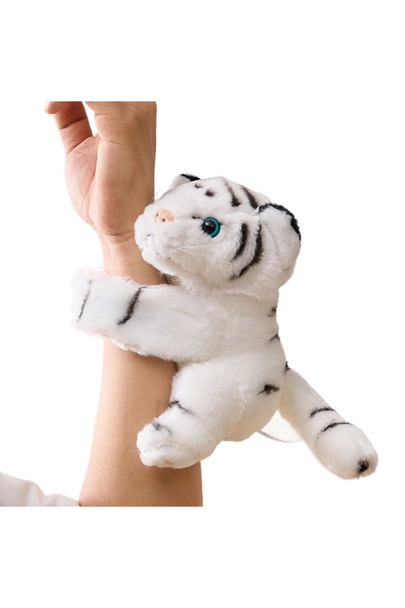 Wrist 15cm Soft Stuffed Animal Band with Clip Collectible Keychain Toy for Teens and Adults