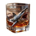 thumbnail image 1 of Collectible Whiskey Glass Embossed Tumbler with 3D Internal Graphic – Ideal for Spirits Enthusiasts, Home Bars, and Gift-Giving, 1 of 5