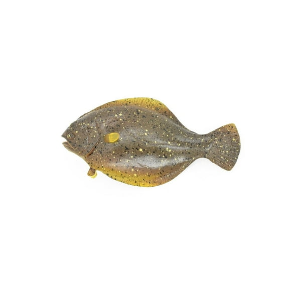 Collectible Wildlife Gifts Educational 5 Pacific Halibut Rubber Figurine & Knick-Knack