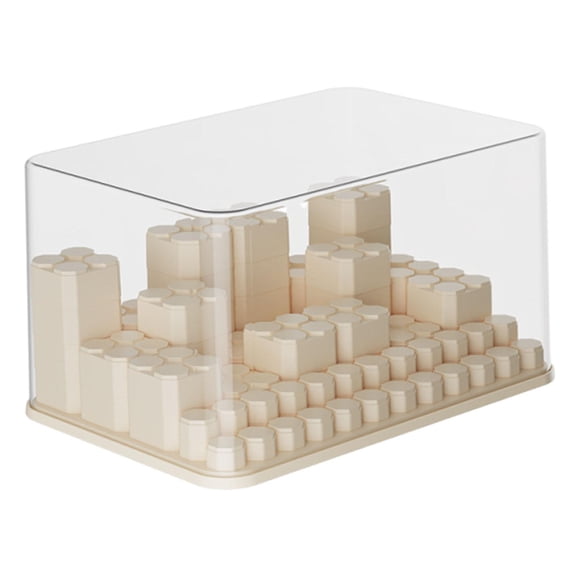 Collectibles Showcase Box Display Stand Shelf Riser Stackable Modular for Mini Toy Figurines in Hobby Room