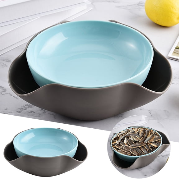 Collecting Snack Bowl Pistachio Bowl with Storage Separated Double Bowl Dinnerware Set Pistachio Bowls with Place to Put Separated Double Bowl Dinnerware Set Food Storage Happy 2026!
