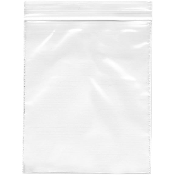 Collecting Warehouse 3" x 4" (Case of 1,000), 4 Mil Heavy Duty Zipper Reclosable Plastic Bags