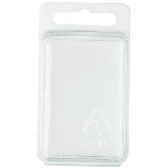 Collecting Warehouse Clear Plastic Clamshell Package / Storage Container, 2.31" H x 1.5" W x 1.25" D, Pack of 10