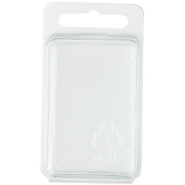Collecting Warehouse Clear Plastic Clamshell Package / Storage Container, 2.31" H x 1.5" W x 1.25" D, Pack of 25