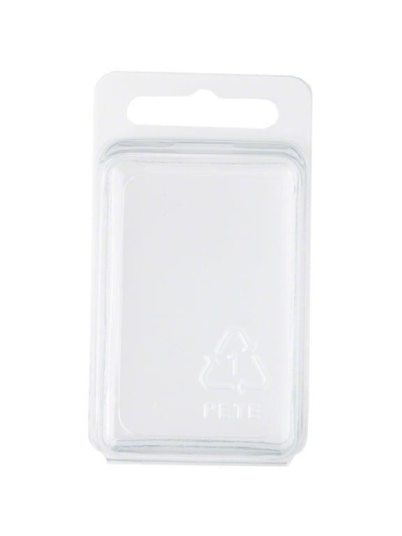 Clear Plastic Clamshell Package / Storage Container, 2.31" H x 1.5" W x 1.25" D, Pack of 25