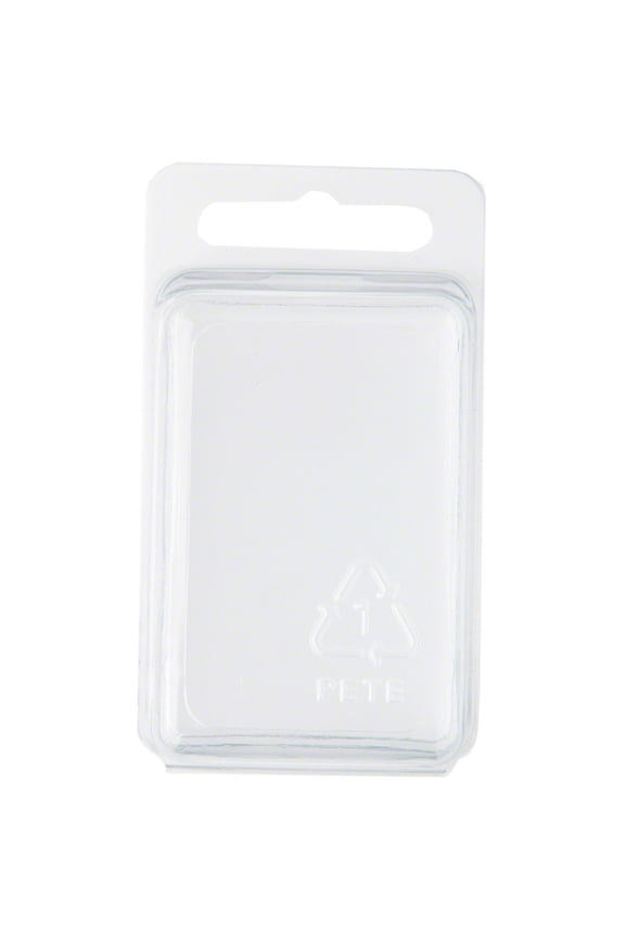 Clear Plastic Clamshell Package / Storage Container, 2.31" H x 1.5" W x 1.25" D, Pack of 50