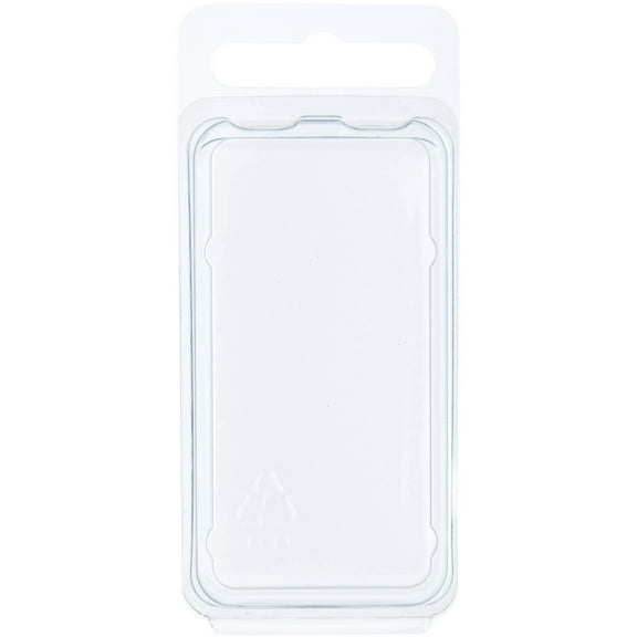 Collecting Warehouse Clear Plastic Clamshell Package / Storage Container, 2.3125" H x 1.1875" W x 0.6875" D, Pack of 25