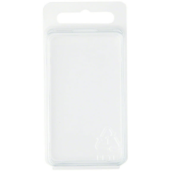 Collecting Warehouse Clear Plastic Clamshell Package / Storage Container, 2.81" H x 1.63" W x 0.75" D, Pack of 100