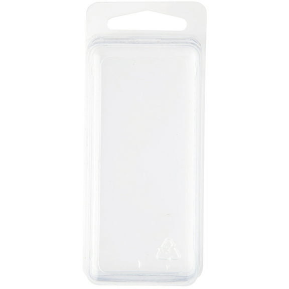 Collecting Warehouse Clear Plastic Clamshell Package / Storage Container, 3.375" H x 1.5" W x 1.25" D, Pack of 25
