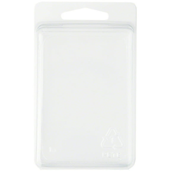 Collecting Warehouse Clear Plastic Clamshell Package / Storage Container, 3.38" H x 2.38" W x 1.25" D, Pack of 10