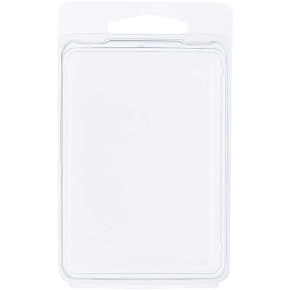 Collecting Warehouse Clear Plastic Clamshell Package / Storage Container, 3.4375" H x 2.375" W 0.9375" D, Pack of 10