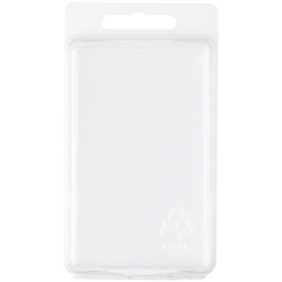 Collecting Warehouse Clear Plastic Clamshell Package / Storage Container, 3.69" H x 2.38" W x 1.25" D, Pack of 10