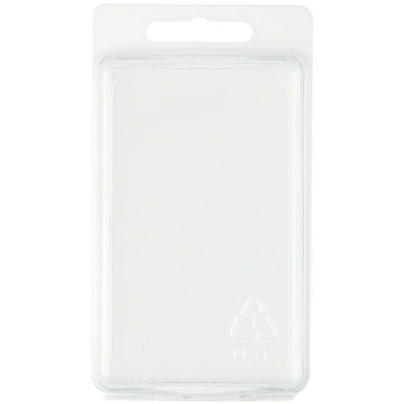 Collecting Warehouse Clear Plastic Clamshell Package / Storage Container, 3.69" H x 2.38" W x 1.25" D, Pack of 25