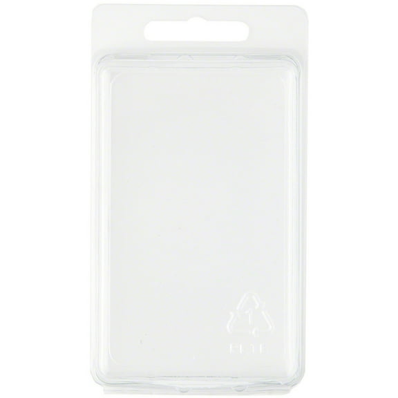 Collecting Warehouse Clear Plastic Clamshell Package / Storage Container, 3.69" H x 2.38" W x 1.25" D, Pack of 50