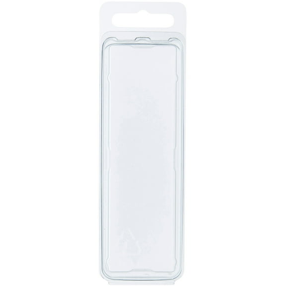 Collecting Warehouse Clear Plastic Clamshell Package / Storage Container, 4" H x 1.1875" W x 1.125" D, Pack of 25