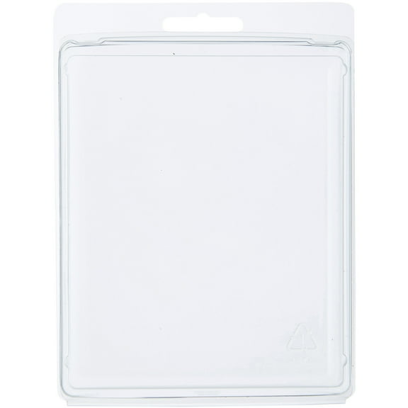 Collecting Warehouse Clear Plastic Clamshell Package / Storage Container, 5.125" H x 4.1875" W x 1.25" D, Pack of 25