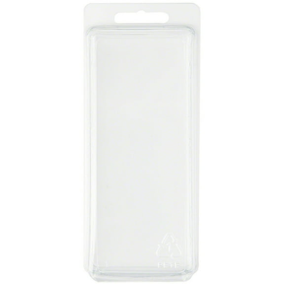 Collecting Warehouse Clear Plastic Clamshell Package / Storage Container, 5.19" H x 2.19" W x 2.38" D, Pack of 10