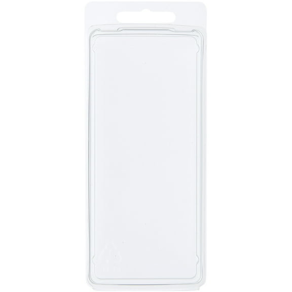 Collecting Warehouse Clear Plastic Clamshell Package / Storage Container, 5.3125" H x 2.3125" W x 0.875" D, Pack of 10
