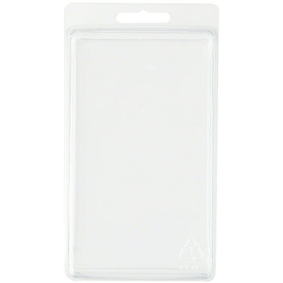 Collecting Warehouse Clear Plastic Clamshell Package / Storage Container, 5.5" H x 3.19" W x 1.63" D, Pack of 25