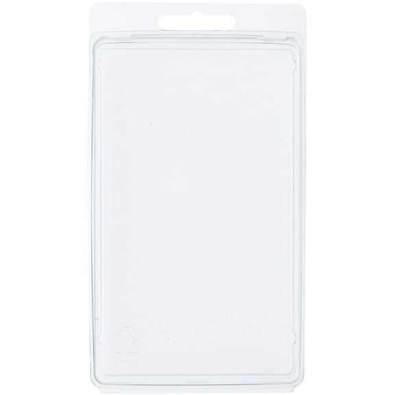 Collecting Warehouse Clear Plastic Clamshell Package / Storage Container, 5.5" H x 3.25" W x 0.75" D, Pack of 10