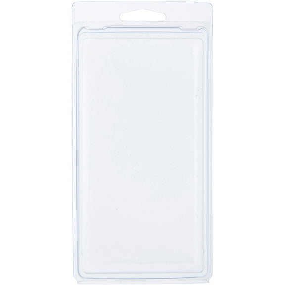 Collecting Warehouse Clear Plastic Clamshell Package / Storage Container, 6.125" H x 2.9375" W x 1.25" D, Pack of 10