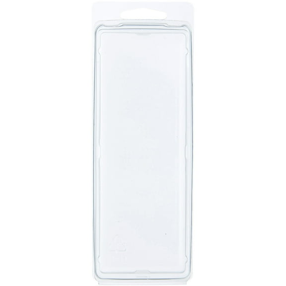Collecting Warehouse Clear Plastic Clamshell Package / Storage Container, 6.125" H x 2" W x 1.25" D, Pack of 10