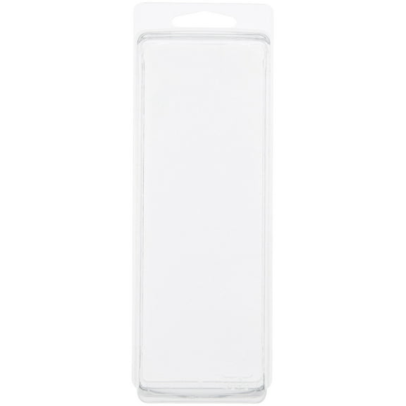 Collecting Warehouse Clear Plastic Clamshell Package / Storage Container, 6.375" H x 2.25" W x 2" D, Pack of 10