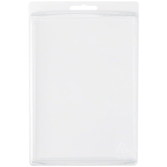 Collecting Warehouse Clear Plastic Clamshell Package / Storage Container, 6.63" H x 4.75" W x 1.75" D, Pack of 25