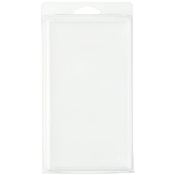 Collecting Warehouse Clear Plastic Clamshell Package / Storage Container, 6" H x 3.13" W x 2.5" D, Pack of 10