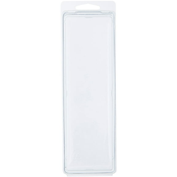 Collecting Warehouse Clear Plastic Clamshell Package / Storage Container, 7.625" H x 2" W x 1.375" D, Pack of 25