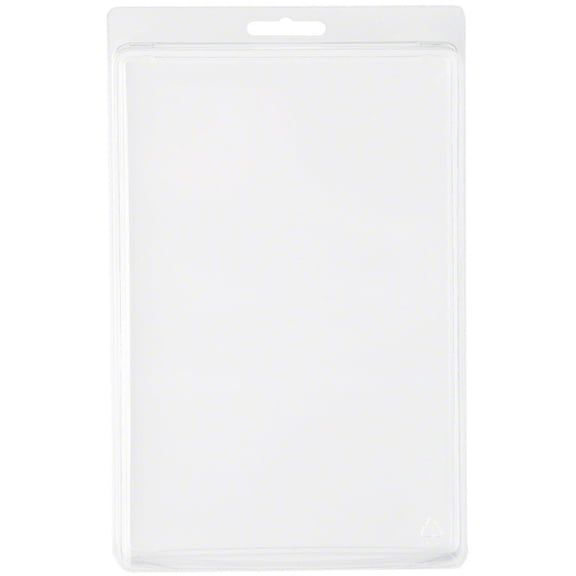Collecting Warehouse Clear Plastic Clamshell Package / Storage Container, 8.19" H x 5.44" W x 1.75" D, Pack of 25