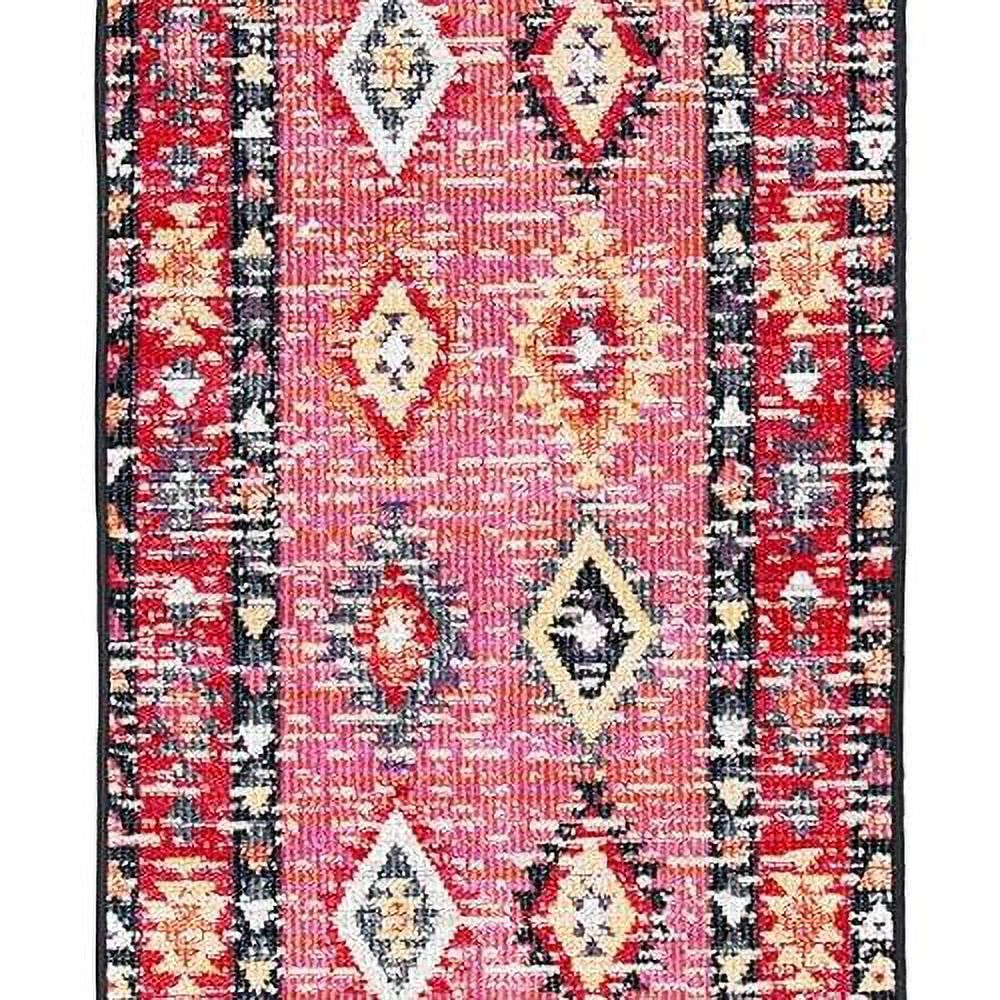 Collection 2'3' X 8' / Black MTG201U Boho Indoor/ Outdoor NonShedding