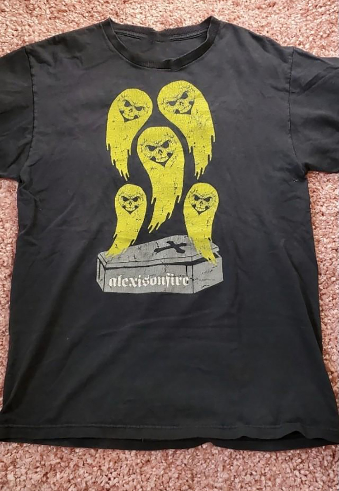 T-shirt Unisexe Alexisonfire - Motif Combat Au Couteau Noir, Tailles S à 5XL, Neuf Avec étiquette