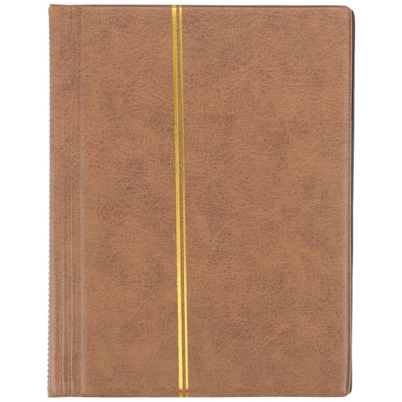 BRIGHTFUFU Brown Storage Book and Organizer for Collecting and Safely Storing 1 Piece