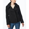 thumbnail image 1 of Collection B Juniors’ Faux-Fur Teddy Coat, Black, XS, 1 of 3