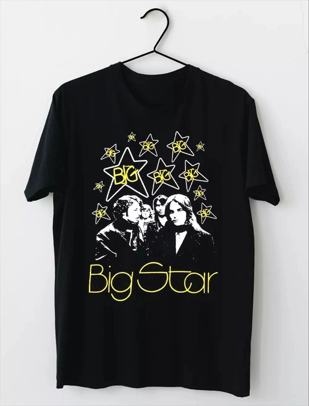 Collection Big Star Band Short Sleeve Cotton Black All Size T Shirt Collection big star band short sleeve cotton black all size t shirt
