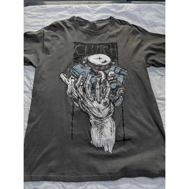 Collection Clutch Tour Band Gift For Fan S To 5xl Black Tshirt Tmb1985