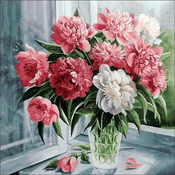 Collection D'Art Diamond Embroidery Gem Kit 15"X15"-Tranquility