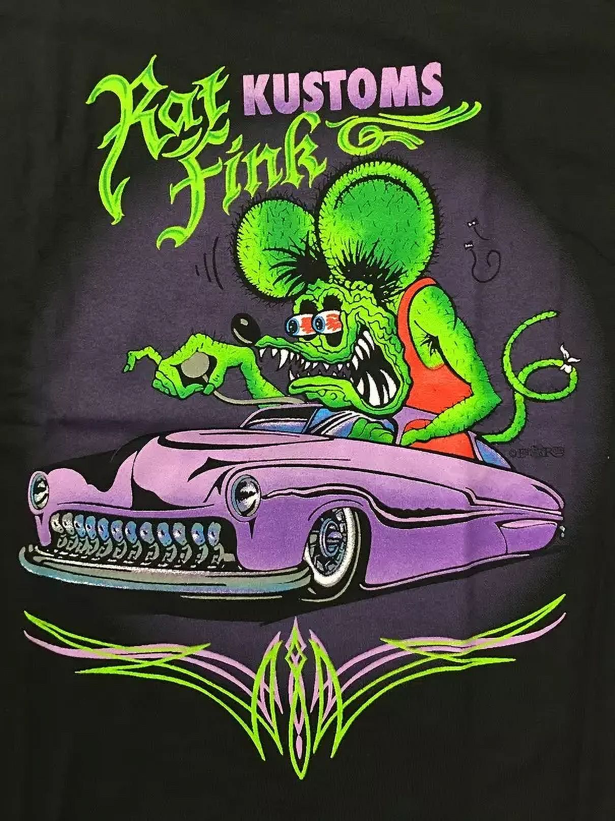 Collection Ed Roth Rat Fink Gift For Fan Black S-345xl Men T-shirt