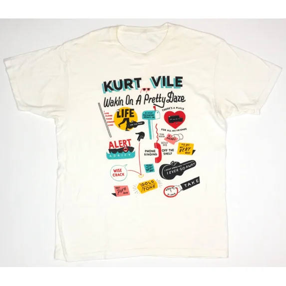 Collection KURT VILE Album Gift For Fan S to 5XL White T-shirt