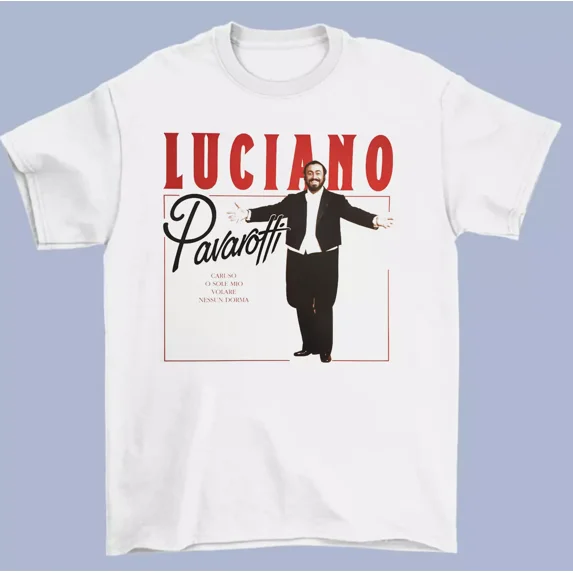 Collection Luciano Pavarotti Cotton Gift For Fan S to 5XL Unisex T-shirt