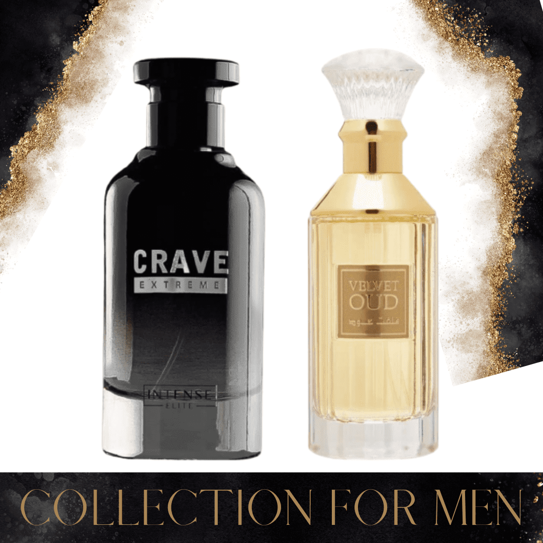 Collection Men (2 Pcs) Crave Extreme For Men and Velvet oud EDP-100ML/3.4Oz
