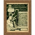 thumbnail image 1 of Collection Nouvelle de Musique Etrangere Moderne 24x20 Gold Ornate Wood Framed Canvas Art by Theophile Steinlen, 1 of 2