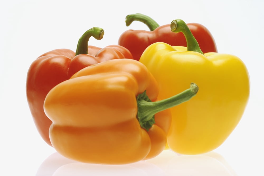 Collection Of Colorful Peppers Canvas Art - Kelly Redinger Design Pics (36 x 24)