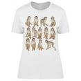 thumbnail image 1 of Collection Of Macaques T-Shirt Women -Image by Shutterstock, Female XX-Large, 1 of 2