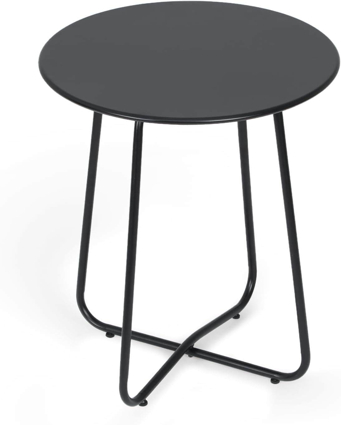 Collection Outdoor Patio Round Side Table, 24
