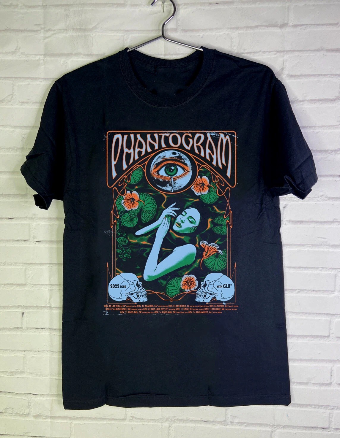 Phantrogram Band Collection Phantogram Band Poster Black T Shirt All Size US25H85 ...