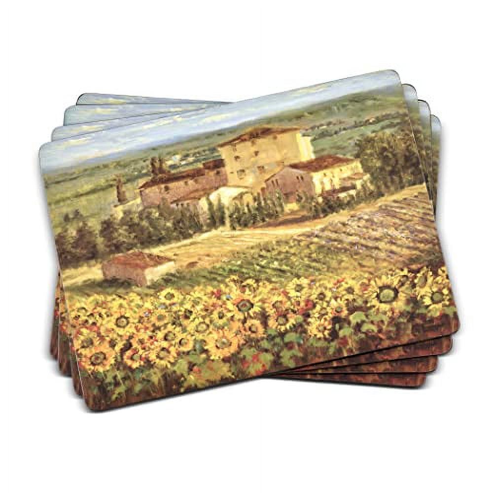 Collection Placemats Set Of 4 Heat Resistant Mats CorkBacked