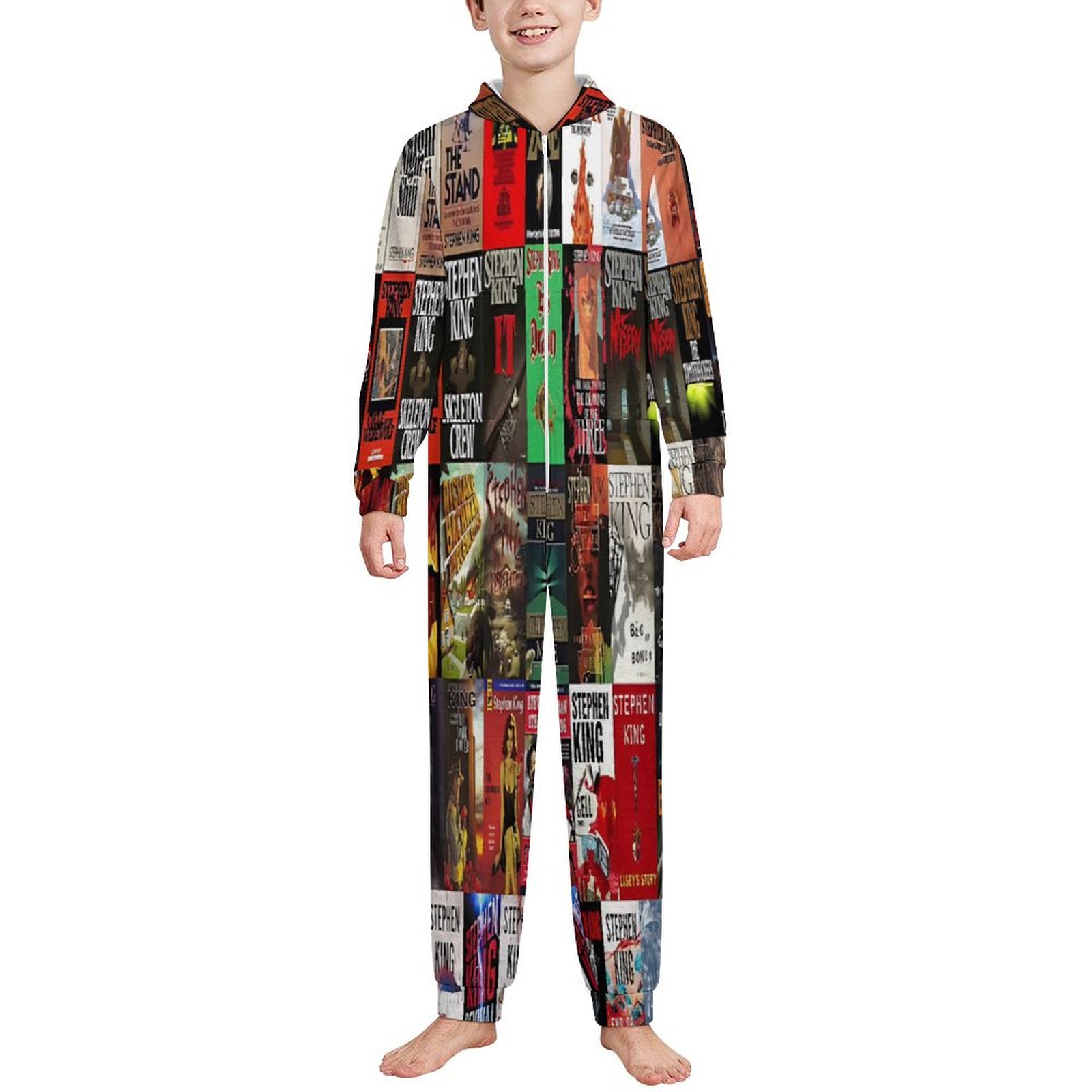 Collection Stephen King Soft Hooded Onesies Pajamas Costume Halloween